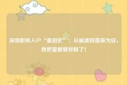 深圳职称入户“血泪史”：从崩溃到落袋为安，我把雷都替你踩了！