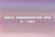 深漂五年，我用血泪换来的落户指南：材料备齐，一次通关！
