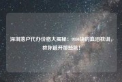 深圳落户代办价格大揭秘：9800块的血泪教训，教你避开那些坑！